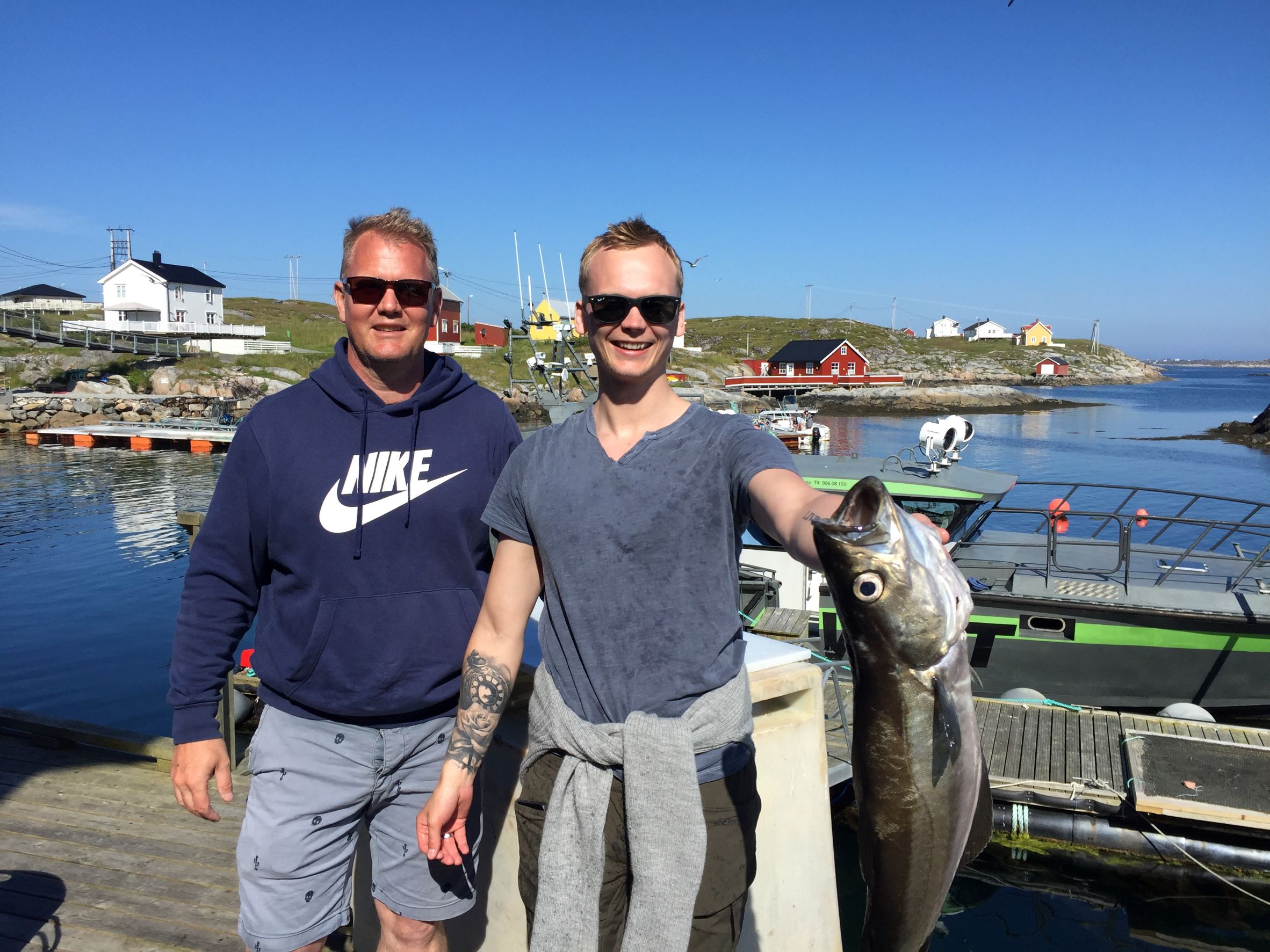 Havfiske på Bogøya i Øyrekka Trøndelag